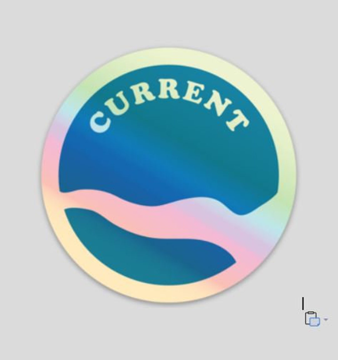 River Sticker One Colour Kayak Sticker - Riverstamp - CURRENT RIVER Holographic - Etsy