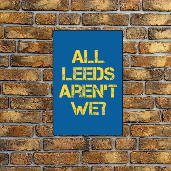 Wall Décor Leeds Utd Metal Wall Art Plaque Prints