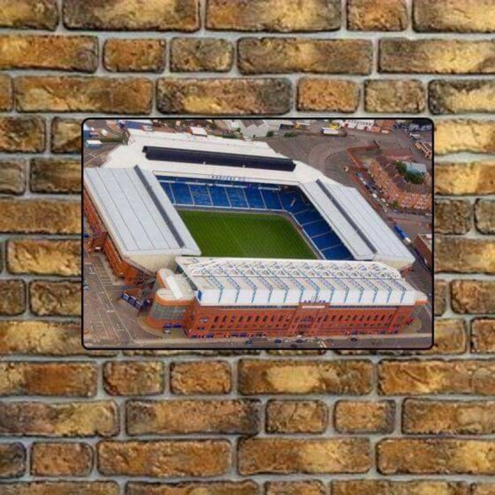 Rangers 55 FC Metal Wall Art Placa Ibrox Stadium Etsy