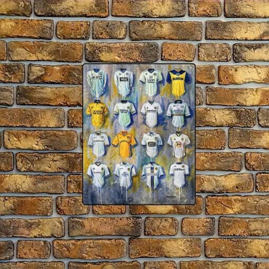 Leeds Utd Metal Wall Art Plaque Etsy