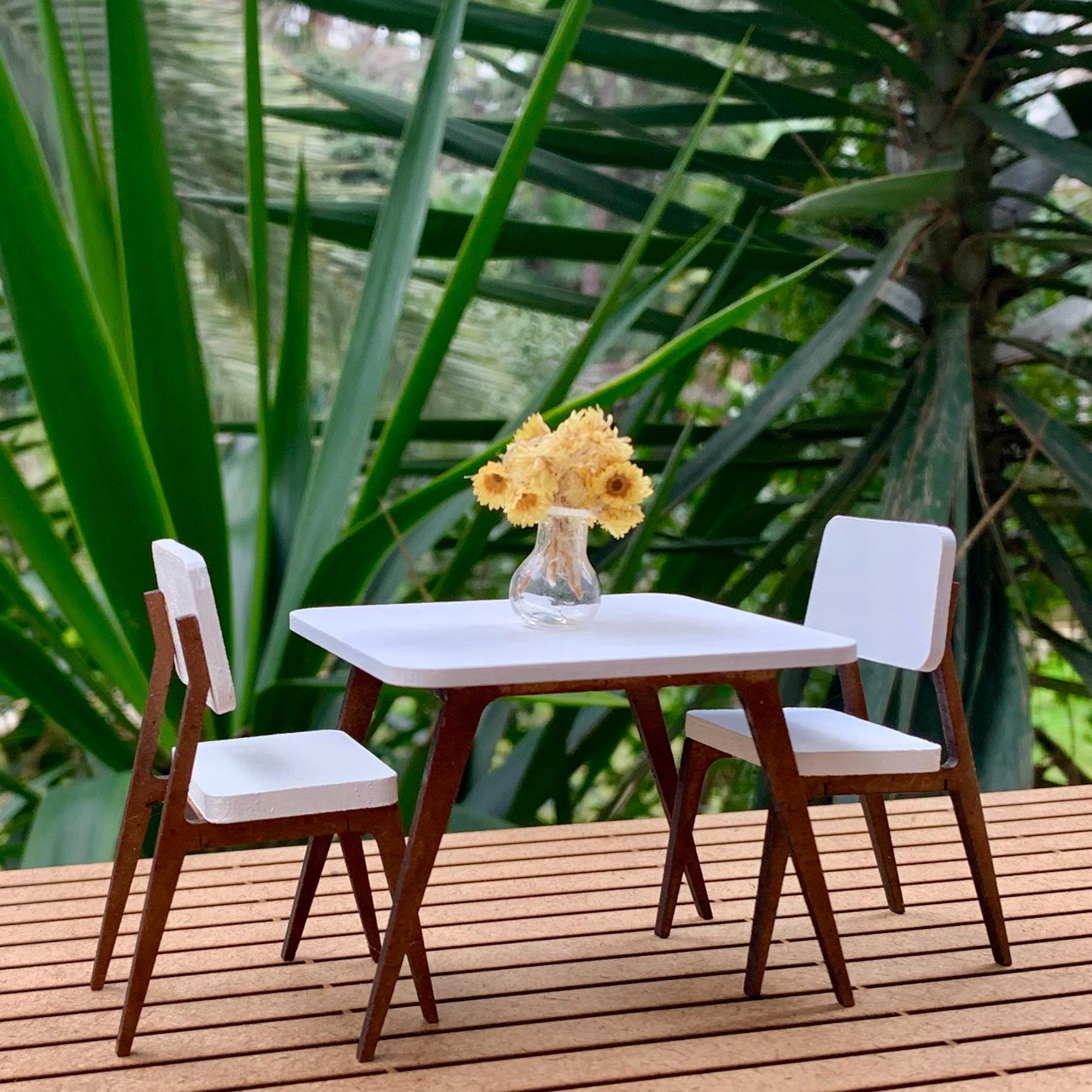 置物 Mid Century Modern Object 1/12 Mid Century Modern Dollhouse Furniture Collection, Miniature
