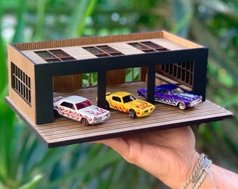 1/64 Scale Customizable 3D Printed Car Garage Service Center