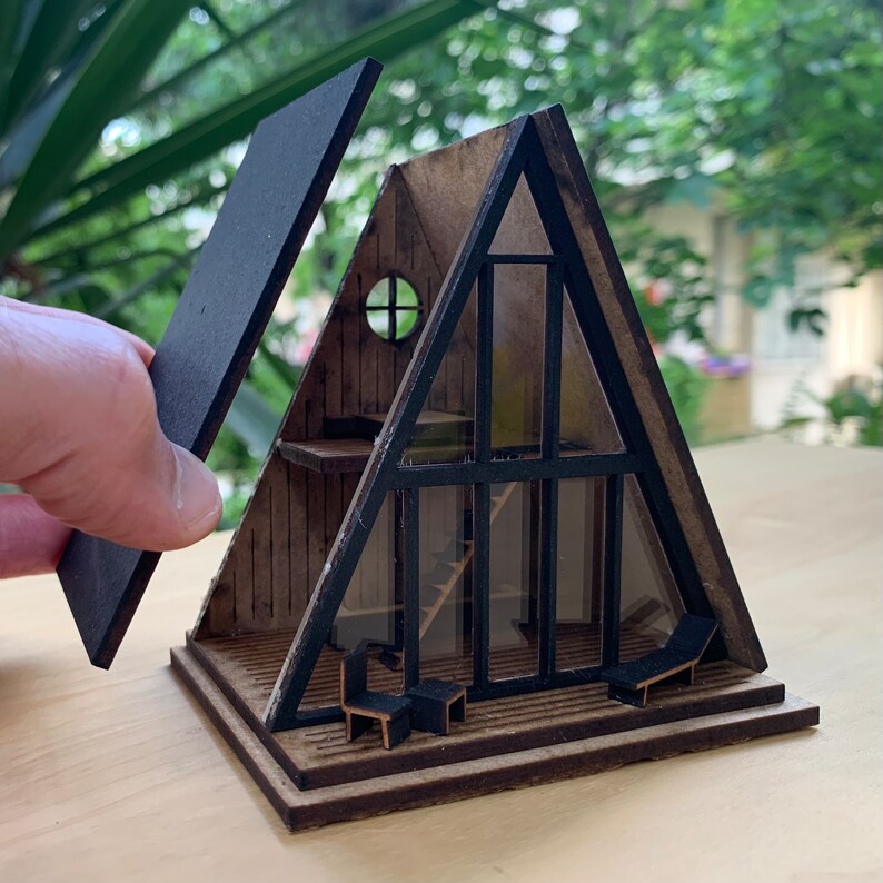RoWood Kit di costruzione di modelli di escavatore in legno 3D per adulti e bambini da costruire