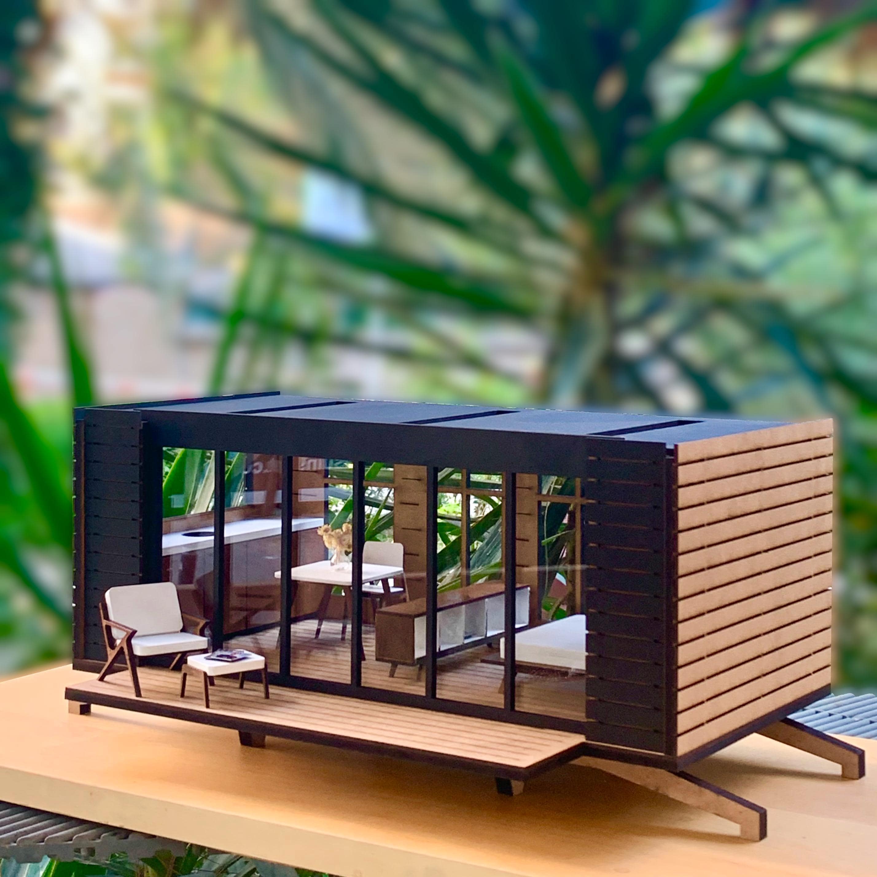Mid Century Modern Dollhouse
