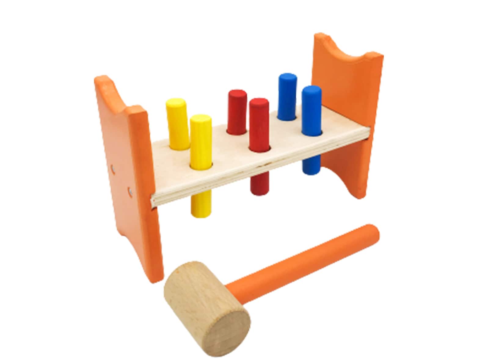 Hammering Toy Poundapeg Educational Wooden Toy Robust Etsy