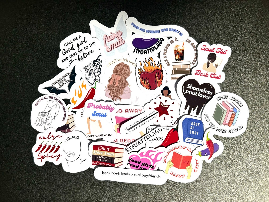 Sticker Pack Smut Club, Smut Book Stickers - Etsy