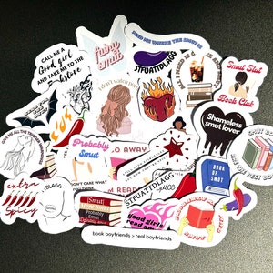 Sticker Pack- Smut Club, Smut book stickers