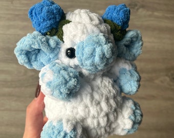 Crochet Cow, Blueberry Cow Plushie, Cow Plushie, Crochet Cow Plush - Etsy