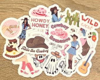 Sticker Pack- Cowboy/Western Booktok Theme