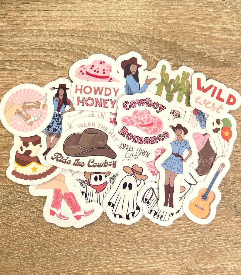 Sticker Pack Cowboy/Western Booktok Theme image 1