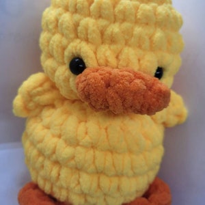 Chunky Crochet Duck Plush