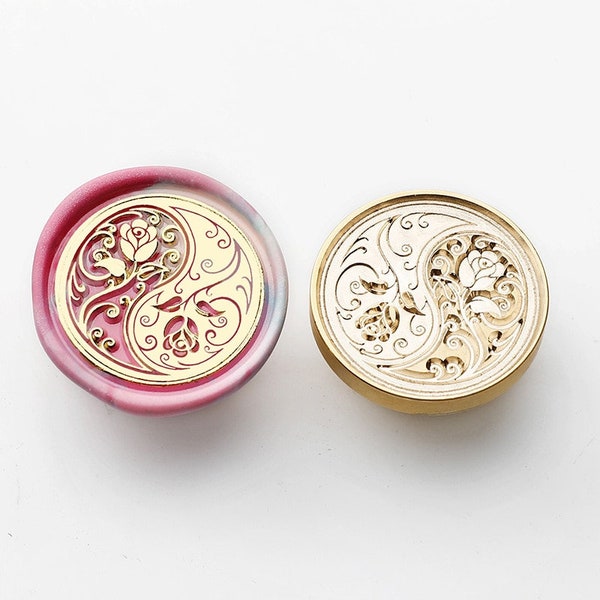 Roses design, Sealing wax stamp