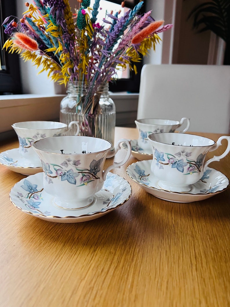 Insult Tea Cup and Saucer Vulgar Tea Cup Novelty Gift Etsy UK