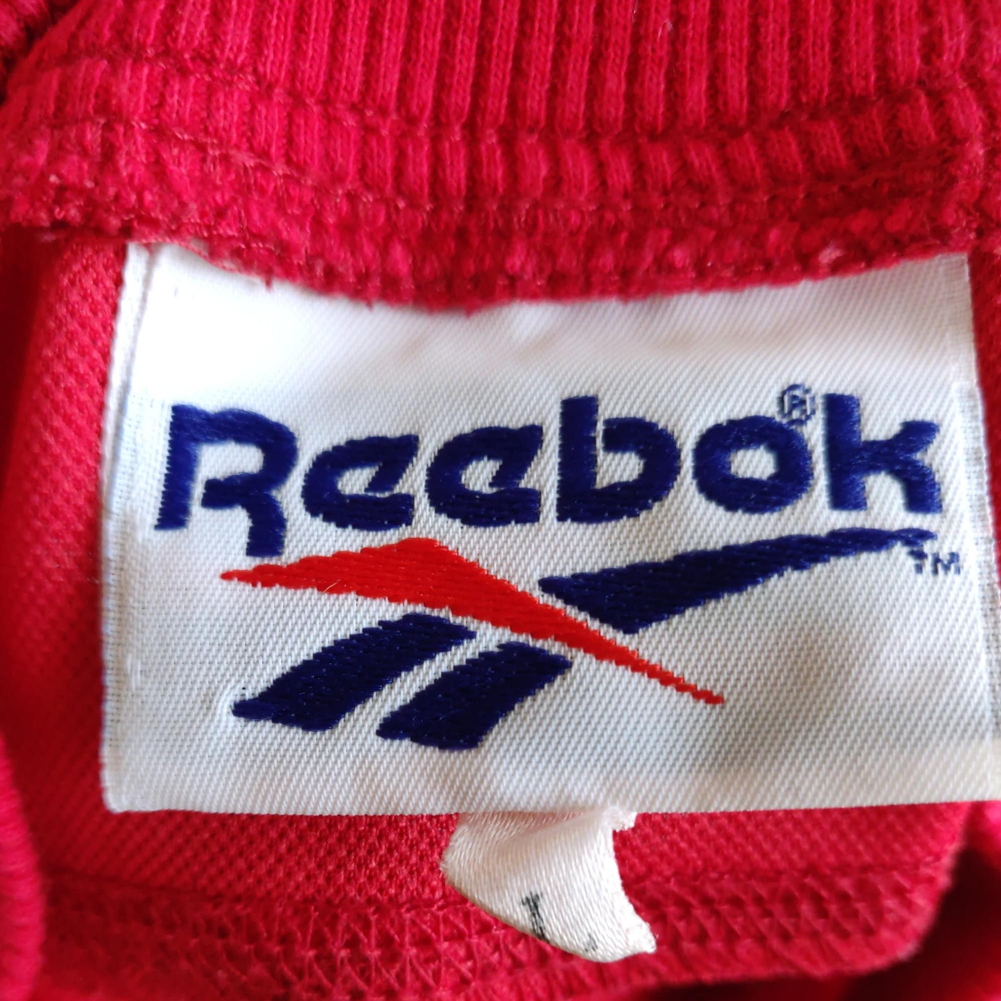 Vintage Reebok t-shirt 90s red Reebok Spin 1/4 zip t-shirt | Etsy