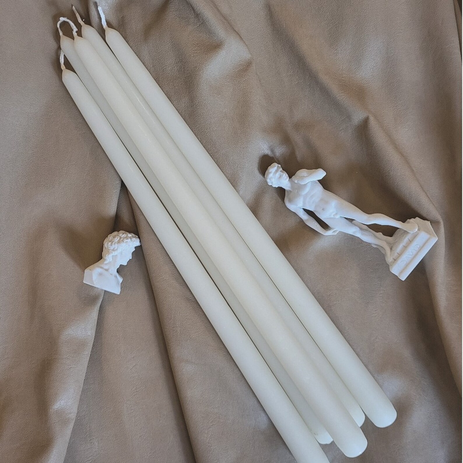 Extra Tall Tapered Church Ivory Candles 16 Inch Decorative Etsy