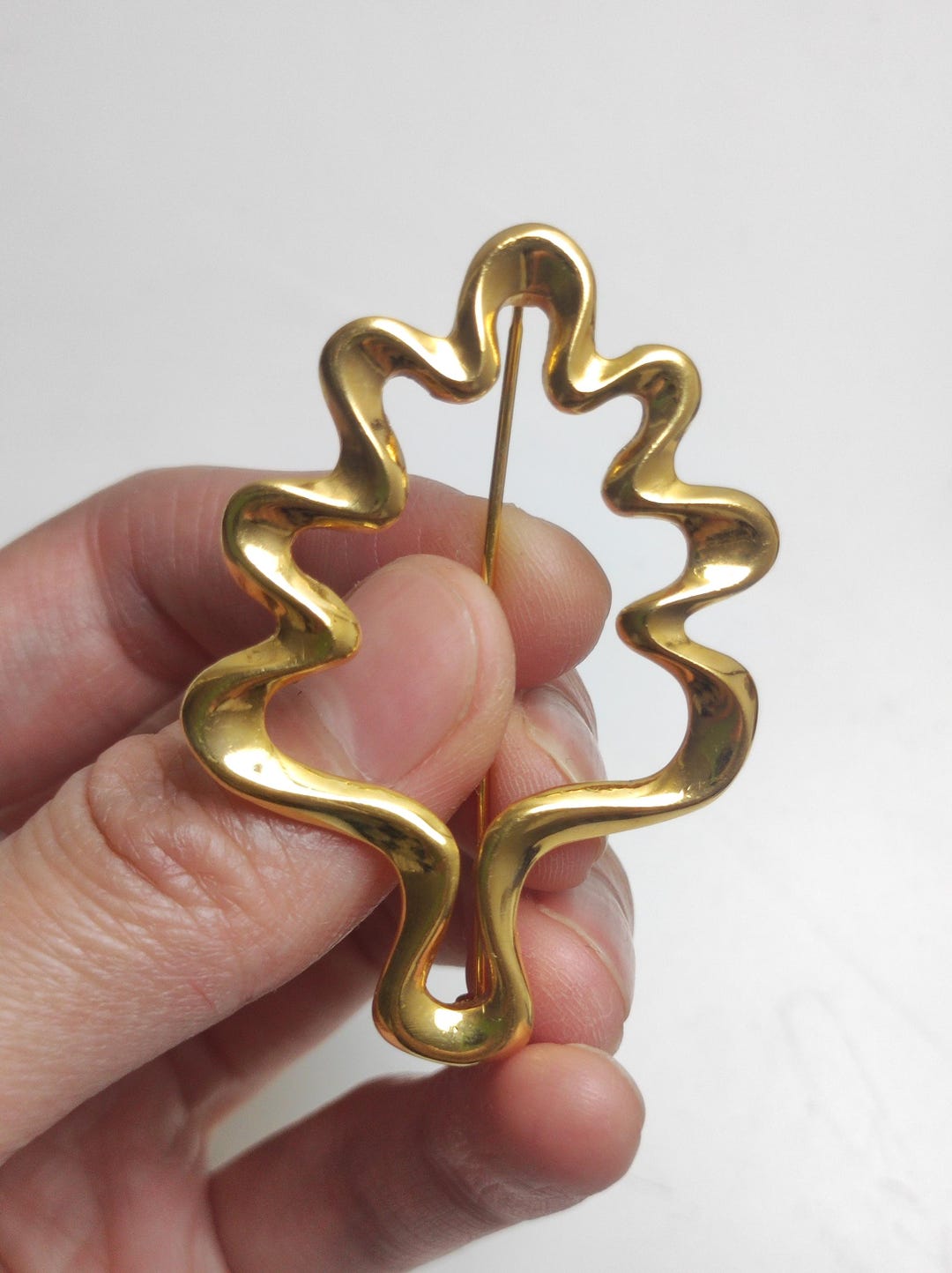 Broche Vintage Inès De La Fressange - Bijou D'occasion, Style Français Chic