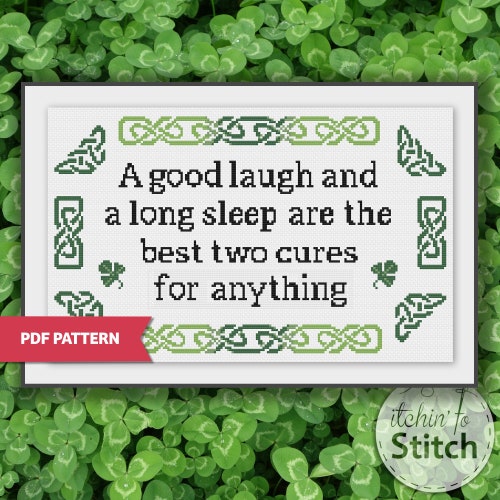 Irish Blessing Cross Stitch Pattern PDF May the Road Rise Etsy