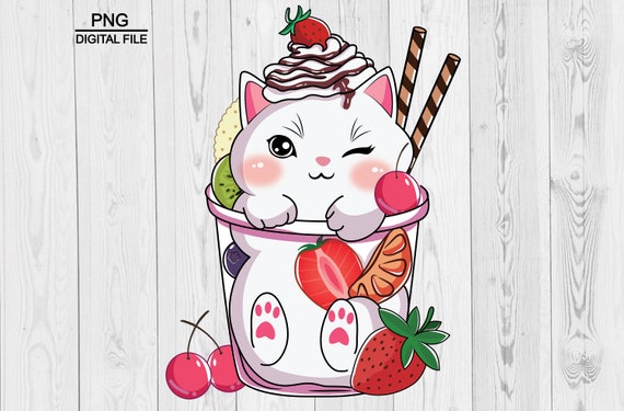 Cat Ice Cream Png Kawaii Strawberry Milk Cat Png Cute Kitty - Etsy Australia Cat Ice Cream Png Kawaii Strawberry Milk Cat Png Cute Kitty - Etsy Australia