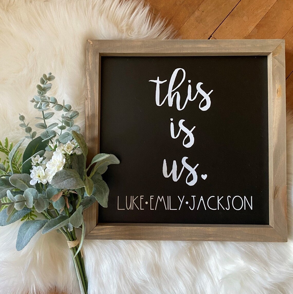 Home Decor Sign / This Is Us / Home Decor / Wood Sign / Wood Etsy