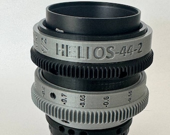 ANAMORPHIC Helios 44 2/58mm Cine mod lens Rehouse, Sony Nex mount vintage lens, Anamorphic lens, beautiful bokeh
