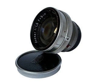 Obiettivo Carl Zeiss Jena Sonnar 50 mm f1.5 - Telemetro Contax