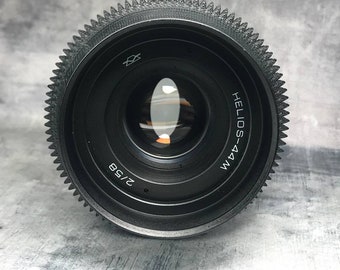 ANAMORPHIC Helios 44M 2/58mm Cine mod lens, Canon EF mount vintage lens, Anamorphic lens, beautiful bokeh