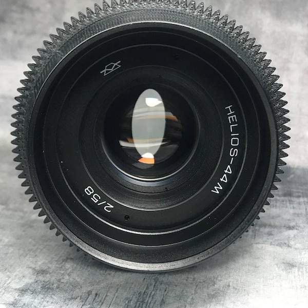 ANAMORPHIC Helios 44M 2/58mm Cine mod lens, Canon EF mount vintage lens, Anamorphic lens, beautiful bokeh