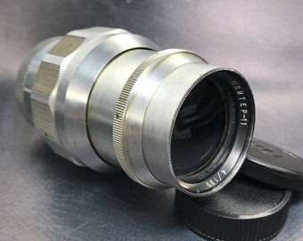 Vintage Jupiter-11 Tele Lens, 135mm f/4, M39 Mount