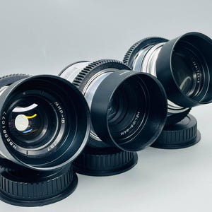 Mir-1B 37mm, Helios 44m 58mm, Jupiter-9 85mm Cine Mod Lens Set, Canon EOS EF Mount – Vintage Glass for Cinematic Photography & Video