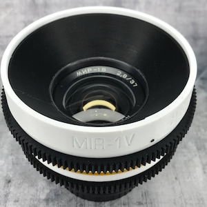 Mir 1b 1v 2/37 Wide Angle Anamorphic Oval Bokeh Cinemod Canon EF Mount