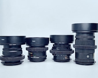 Cinema Lens Set, Helios 44, Mir-1B, Jupiter-9, Jupiter-37, Canon EF Mount