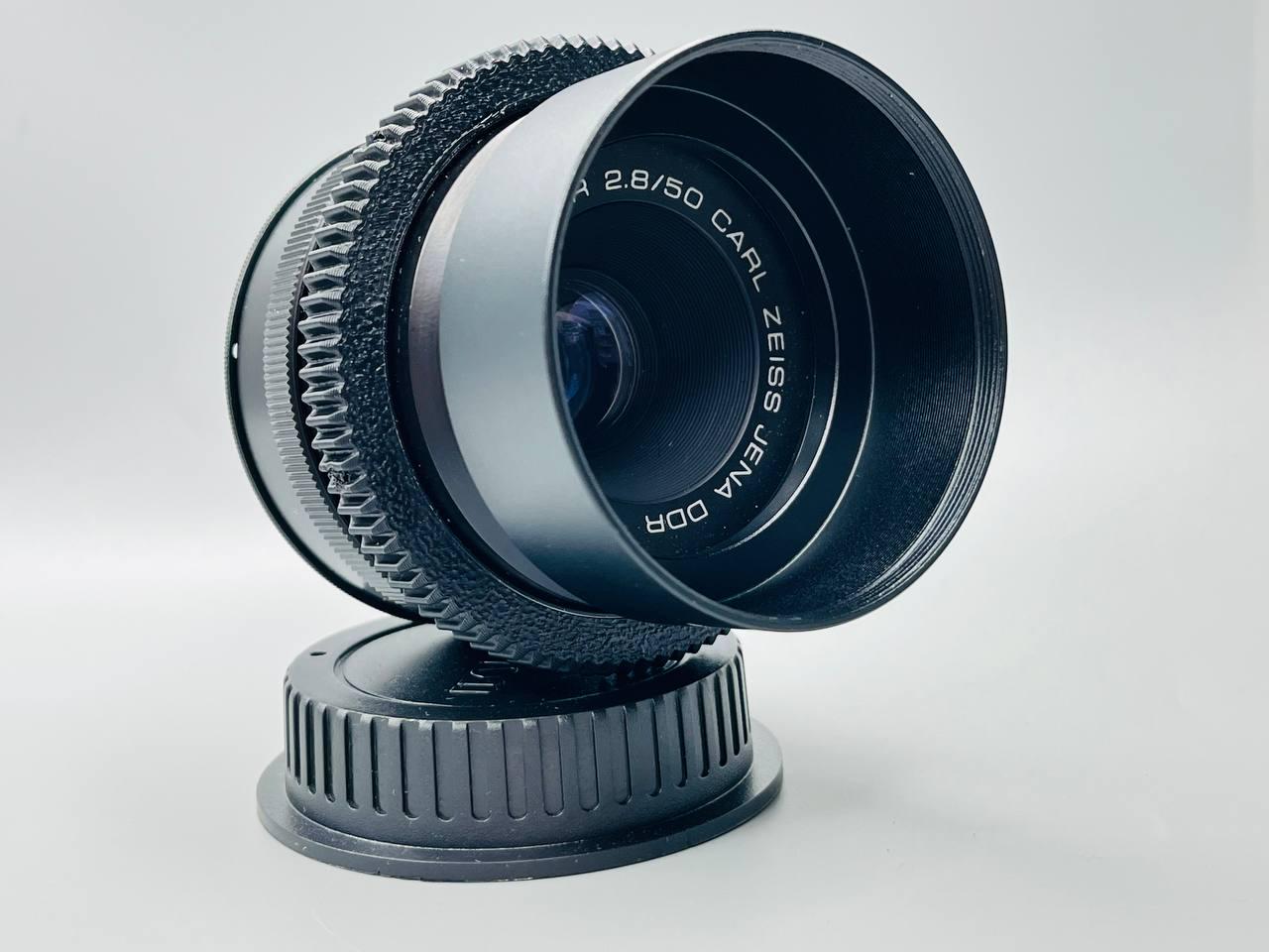 Tessar1；2.8f=50mmTCarlZeissJena Carl Zeiss Jena Tessar 50mm F2.8 Vintage Lens - Canon EF