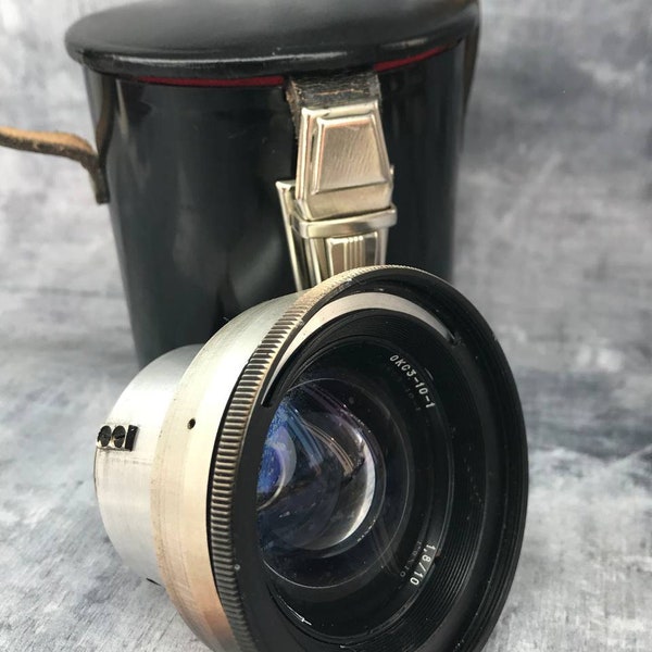 KMZ, lens OKC 3-10-1, 1.8/10mm, Wide angle 16mm, cine camera lens KINOR, 16SX Mount