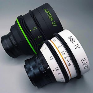 Rehoused Mir-1B 37mm & Jupiter-37A 135mm Cine Lenses - Sony E Mount