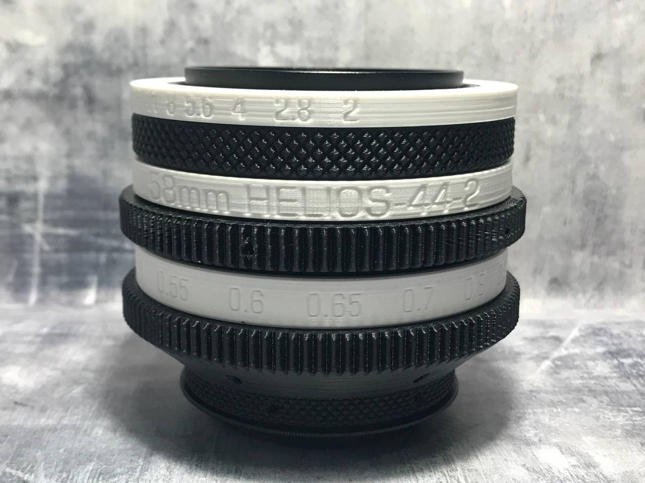 HELIOS 44 2/58mm Cine mod lens efアナモ Helios HELIOS 44 2/58mm Cine mod Lens ANAMORPHIC Bokeh Micro 4/3