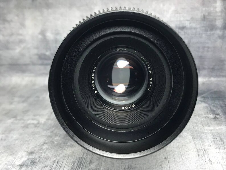 thumbnail image 2 of Helios-44-2 58mm F/2 Cine Mod Lens – Orange Anamorphic Flare & Bokeh Magic! 2 of 3