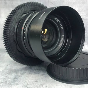 MIR-1B 2.8/37mm Cine lens EF mount ANAMORPHIC Bokeh Flare Wide Angle Lens