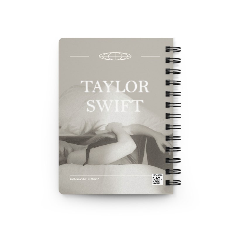 Taylor Swift graphic Notebook, TTPD Merch, The Tortured Poets Department notepad, Photo artistic book, Music Fan Journal, Fan art diary imagen 3