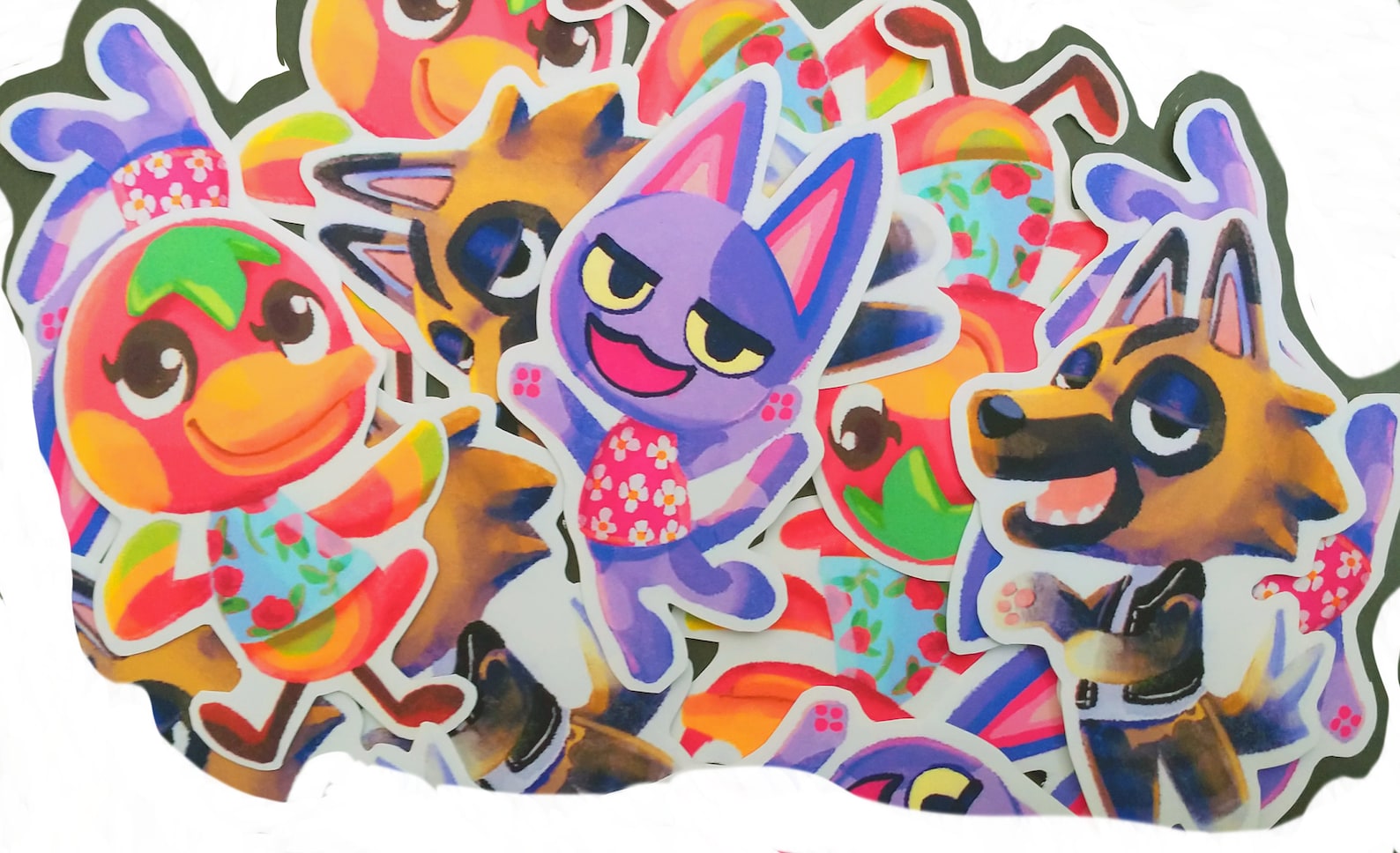 ACNH Vinyl Sticker Pack Etsy