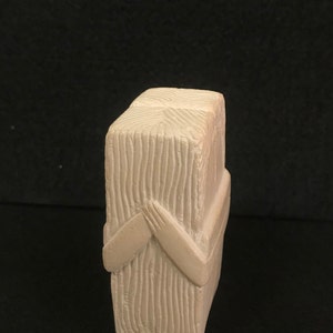 The Kiss Brancusi Mini-Kopie handgefertigte Mini-Statue 2,9 Zoll Keramikskulptur Bild 6