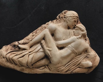 古代ギリシャのエロティックアートレリーフ - 陶芸アートの壁装飾