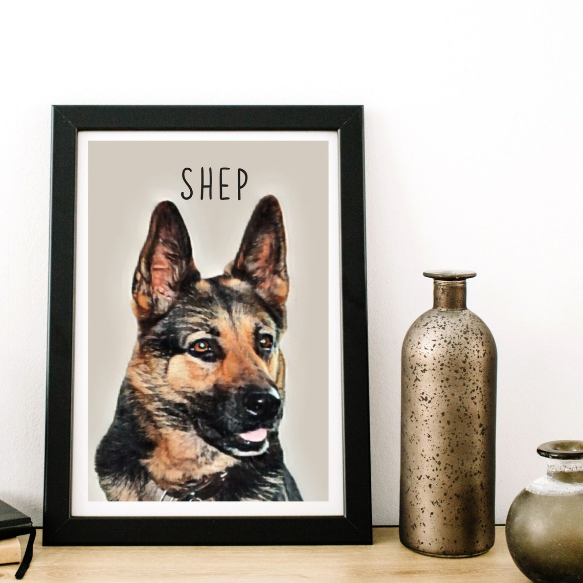 Pet Memorial Art Pet Portrait Custom and Personalized Pet Etsy