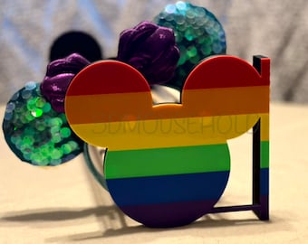 Rainbow Mouse Ear Holder Display