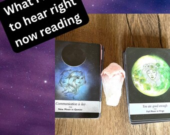 Tarot Reading | What do I need to hear | Angel guidance | Moonology reading