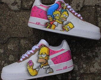 bart simpson custom shoes