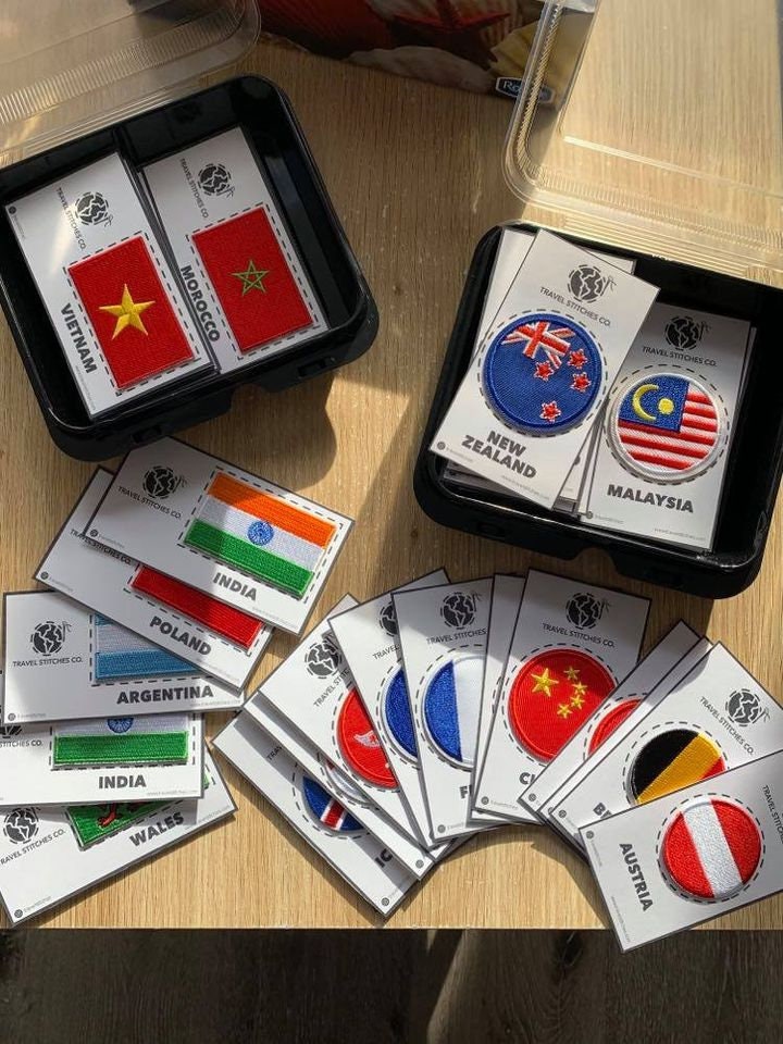 Flag Patches Over 63 Countries In Stock