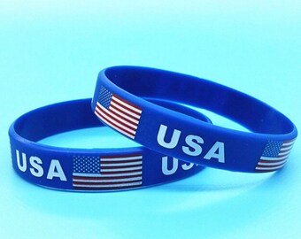 thumbnail image 2 of Somalia Flag Silicone Rubber Bracelet - Unisex 2 of 6