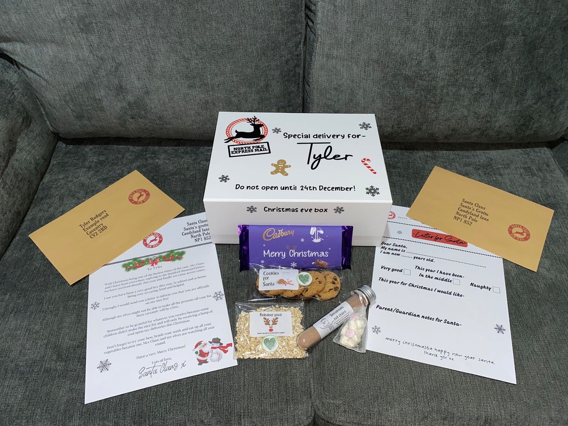 How to create a magical christmas eve box Christmas Eve box / Christmas Eve boxes / Personalised / | Etsy