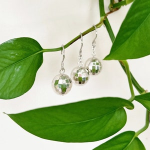 Disco Ball Plant Charm Houseplant Accessories | Set of 3