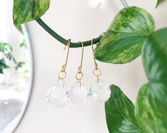 Crystal & 18K Gold Suncatcher Plant Charms | Set of 3